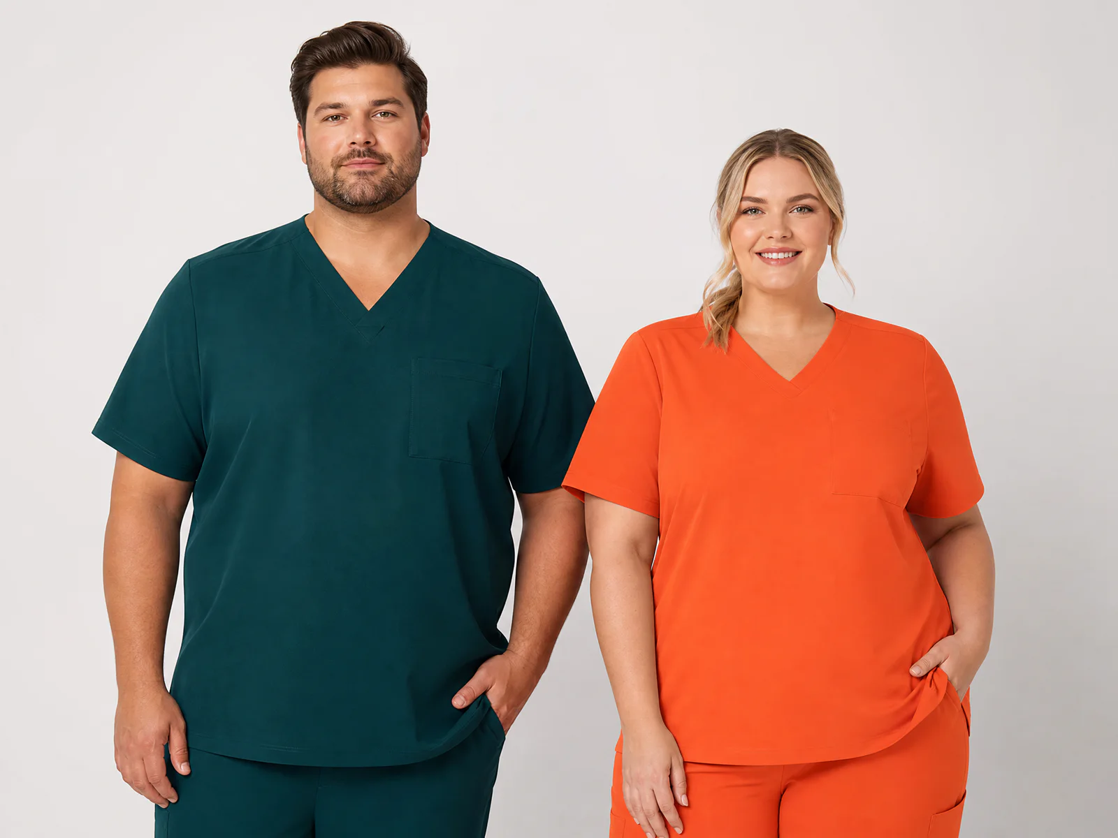 Plus size scrubs manufacturer collection for men and women