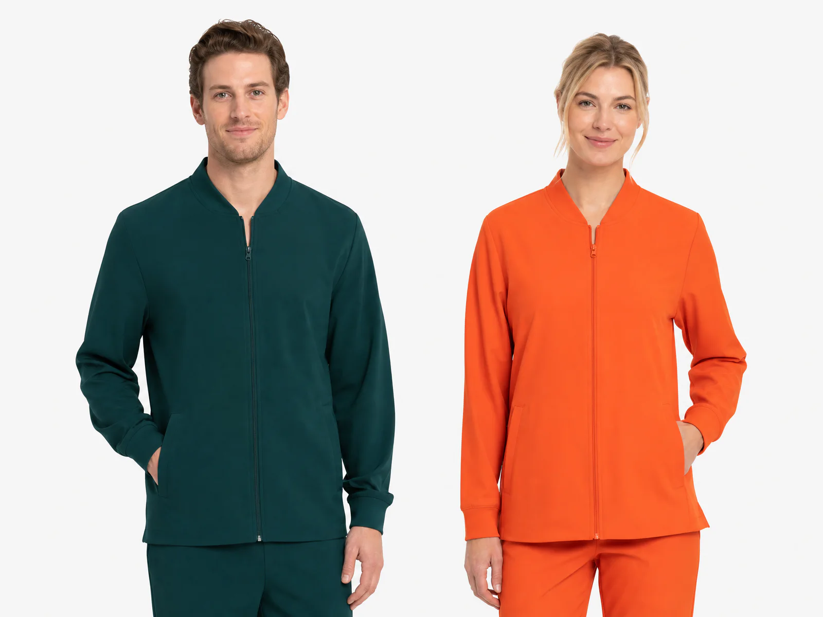 Custom scrub jackets for professional uniform collections