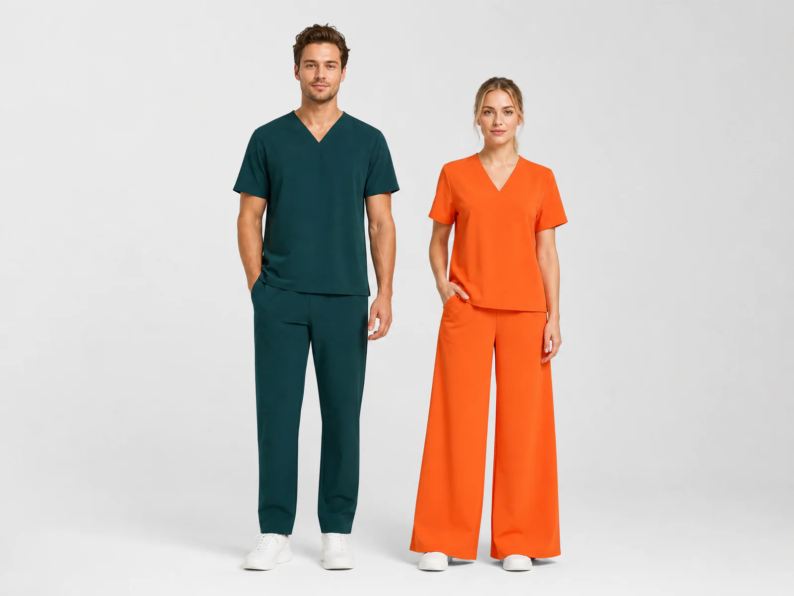 Private label scrub sets for men and women
