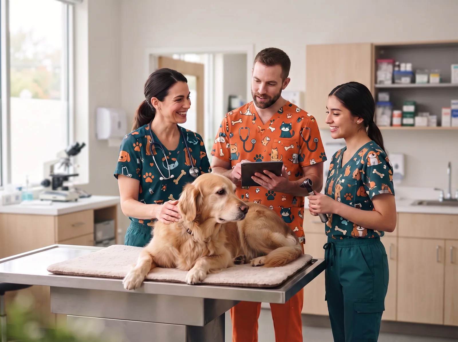 Veterinary scrubs supplier uniforms for animal care teams