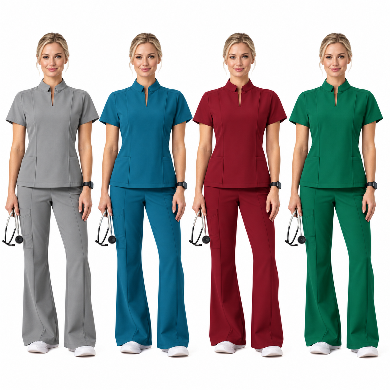 Custom scrub pants manufacturer styles for men and women